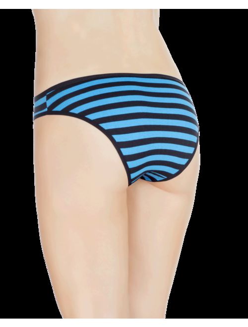 Nabtos Women's Cotton Underwear Sexy Bikini Stripes Panties Pack of 6 XS