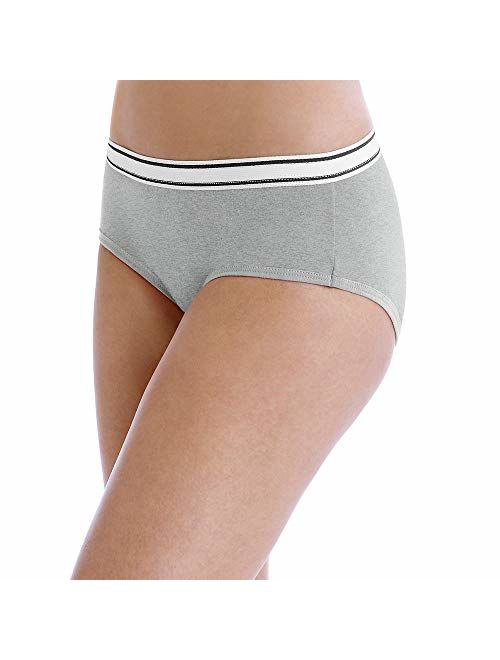 Buy Hanes Women's sporty cotton hipster assorted panties, 6 pack online
