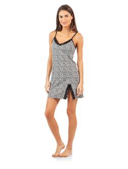 Casual Nights Women's Sleepwear Lace Trim Slip Camisole Nightie