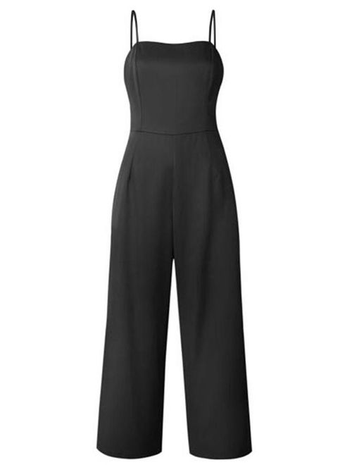 Nicesee Women Summer Sleeveless Sexy Jumpsuit