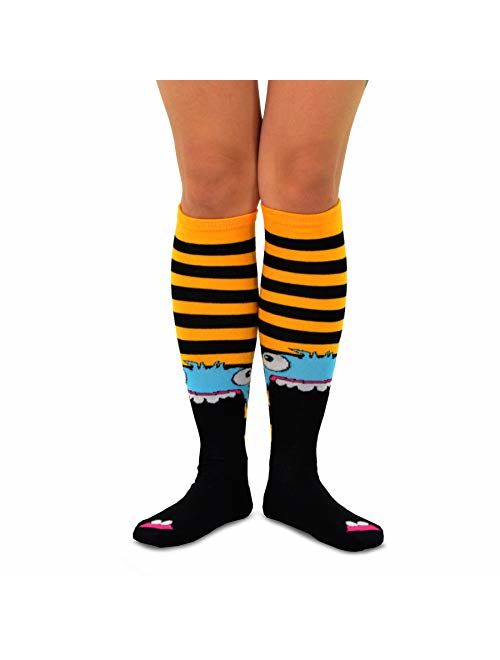 TeeHee Special (Holiday) Women Knee High 9-Pair Socks with Gift Box (Halloween)