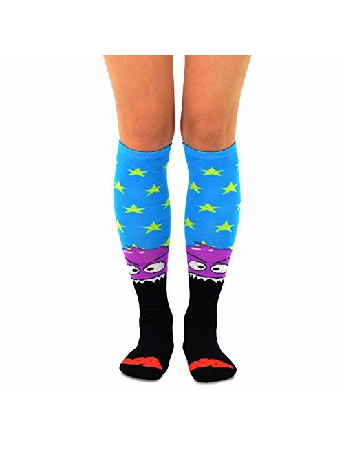 TeeHee Special (Holiday) Women Knee High 9-Pair Socks with Gift Box (Halloween)