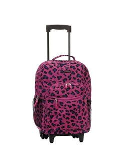 Rockland Double Handle Rolling Backpack