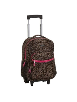 Rockland Double Handle Rolling Backpack