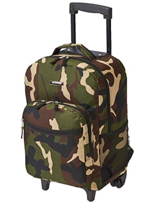 Rockland Double Handle Rolling Backpack