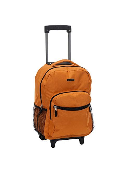 Rockland Double Handle Rolling Backpack