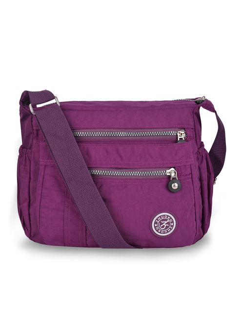 Vbiger Waterproof Shoulder Bag Fashionable Cross-body Bag Casual Bag Handbag for Women, Purple