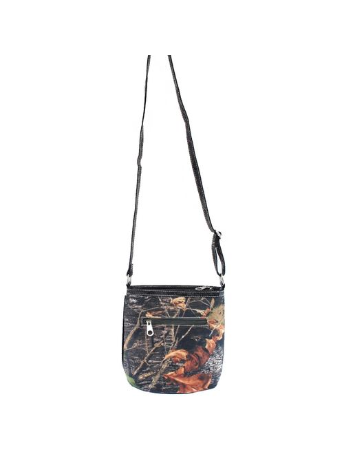 Western Camouflage Rhinestone Cross Womens Purse Cross Body Handbags Messenger