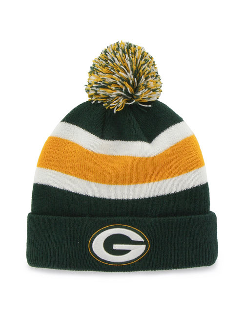 NFL Fan Favorite - Breakaway Beanie with Pom, Green Bay Packers