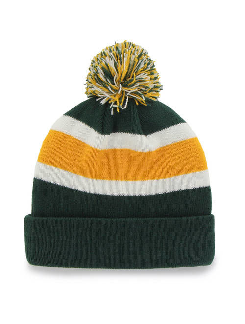 NFL Fan Favorite - Breakaway Beanie with Pom, Green Bay Packers