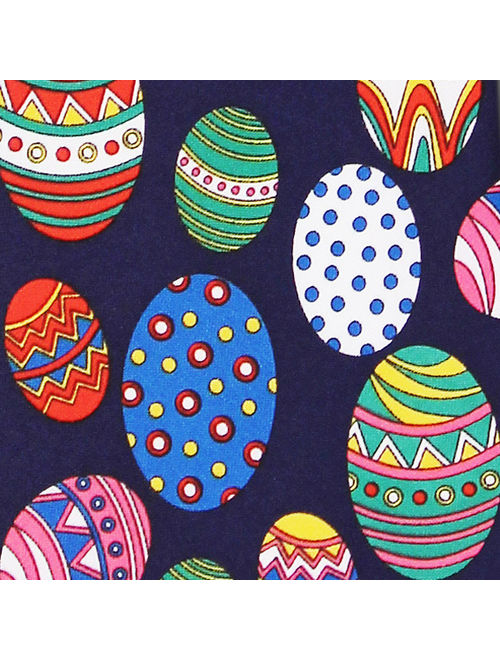 Easter Egg Allover (Navy) Necktie Mens Tie