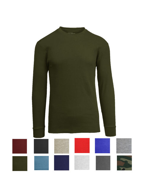 Mens Long Sleeve Crew Neck Thermal Shirts