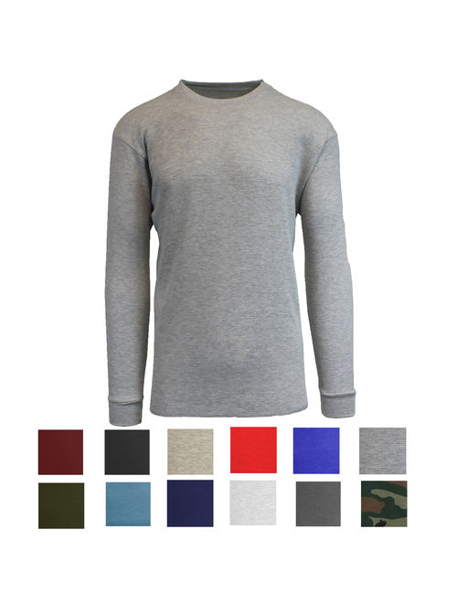 Mens Long Sleeve Crew Neck Thermal Shirts