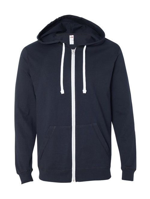 Fruit of the Loom Hooded Sweatshirt SF60R Mens 6 oz., 100% Sofspun Cotton Jersey Full-Zip