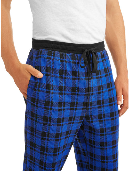 hanes men's waffle jogger sleep pant