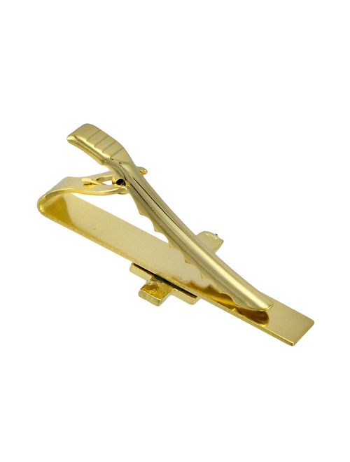 Gold Plated Christian Cross Tie Bar Clip Business