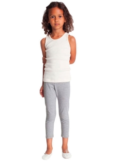 Vivian's Fashions Capri Leggings - Girls, Cotton