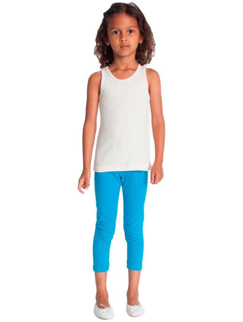 Vivian's Fashions Capri Leggings - Girls, Cotton