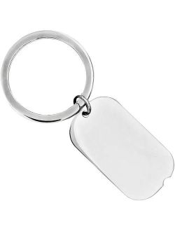 Primal Silver Sterling Silver Palladium-plated Key Chain