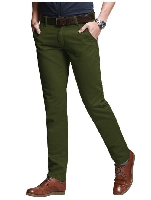 Match Men's Slim Tapered Stretchy Casual Pants