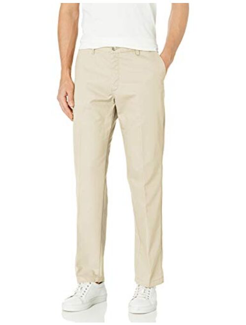 Lee Men's Total Freedom Relaxed Classic Fit Flat Front Pant