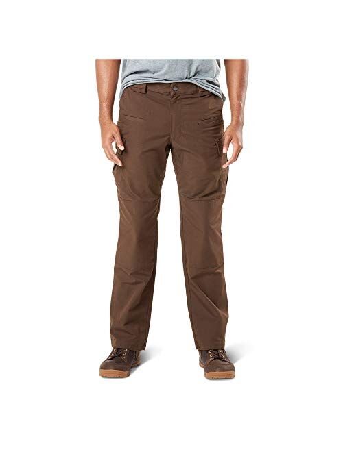 5.11 Beige Solid Relaxed Fit Cargo Pant