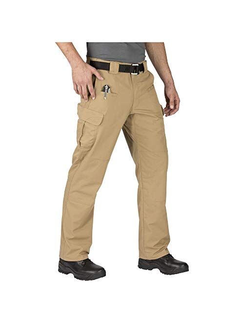 5.11 Beige Solid Relaxed Fit Cargo Pant