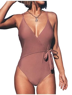 Women's Stay Young Stripe One-Piece Swimsuit Beach Swimwear