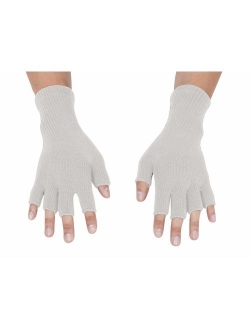 Gravity Threads Unisex Warm Half Finger Stretchy Knit Fingerless Gloves