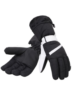 Simplicity Women's Thinsulate Insulated Lined Waterproof Outdoors Ski Gloves