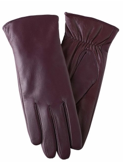 Super-soft Leather Winter Gloves for Women Full-Hand Touchscreen Warm Cashmere Lined Perfect Appearance