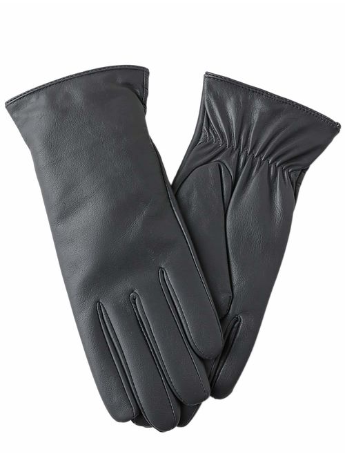 Super-soft Leather Winter Gloves for Women Full-Hand Touchscreen Warm Cashmere Lined Perfect Appearance