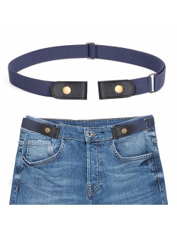 Buckle-free Elastic Women Belt for Jeans without Buckle, SANSTHS Comfortable Invisible Belt No Bulge No Hassle