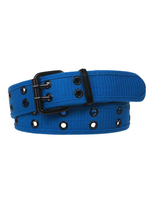 Double Hole Grommets Canvas Web Belt