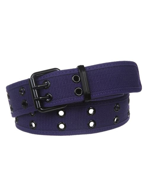 Double Hole Grommets Canvas Web Belt