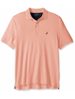 Men's Classic Fit Short Sleeve Solid Soft Cotton Polo T-Shirt