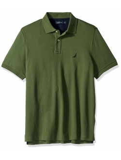 Men's Classic Fit Short Sleeve Solid Soft Cotton Polo T-Shirt