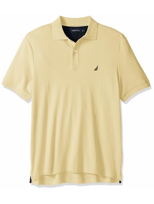 Nautica Men's Classic Fit Short Sleeve Solid Soft Cotton Polo T-Shirt