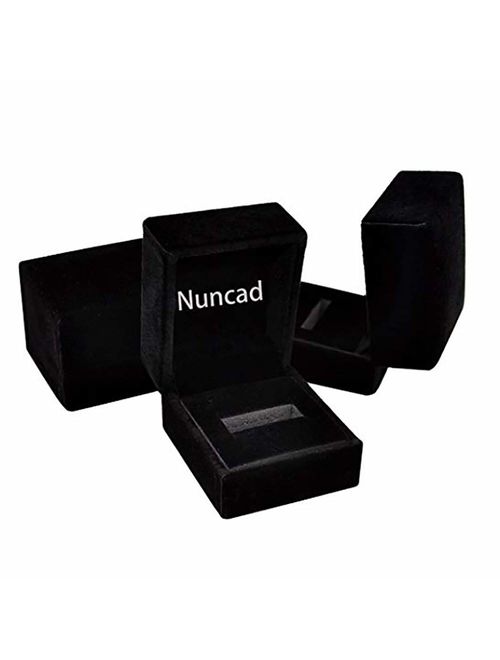 NUNCAD Men's 8MM Black and Red Tungsten Carbide Ring Matte Finish Beveled Edges Size 7 to 16