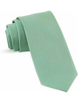 Luther Pike Seattle Handmade Ties For Men: Skinny Woven Slim Tie Mens Ties: Thin Necktie, Solid Color & Dots Neckties