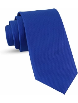 Luther Pike Seattle Handmade Ties For Men: Skinny Woven Slim Tie Mens Ties: Thin Necktie, Solid Color & Dots Neckties
