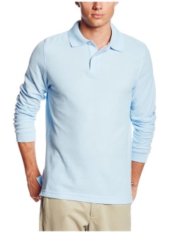 Uniforms Men's Modern Fit Long Sleeve Polo