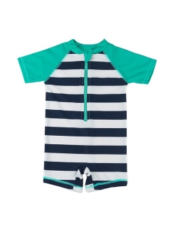 Baby Boy Girl Swimsuit One Piece Surfing Suits Beach Swimwear Rash Guard