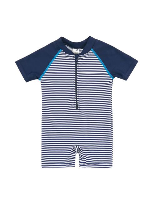 Baby Boy Girl Swimsuit One Piece Surfing Suits Beach Swimwear Rash Guard