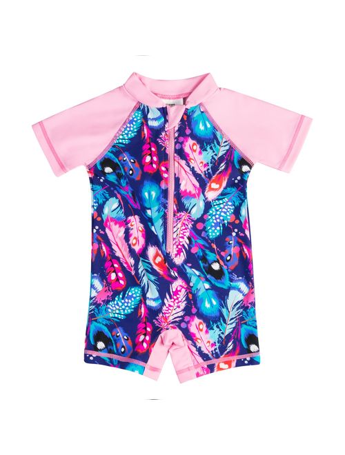 Baby Boy Girl Swimsuit One Piece Surfing Suits Beach Swimwear Rash Guard