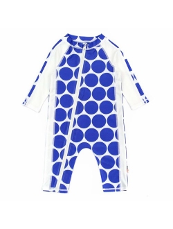 SwimZip UPF 50+ Girls Long Sleeve Sunsuit (Multiple Colors)