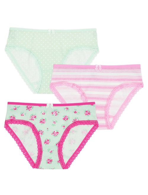 Lucky & Me | Lily Girls Briefs | Children's Organic Cotton Underwear | 3 Pack