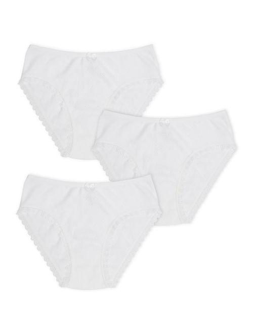 Lucky & Me | Lily Girls Briefs | Children's Organic Cotton Underwear | 3 Pack