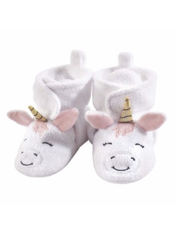 Baby Unisex Baby Cozy Fleece Booties with Non Skid Bottom