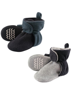 Baby Unisex Baby Cozy Fleece Booties with Non Skid Bottom